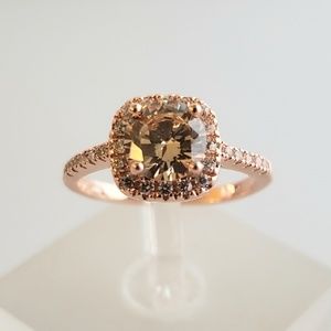 18k Over Sterling Morganite Ring 🌷 HOST PICK!!!